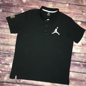 Air Jordan polo shirt big logo